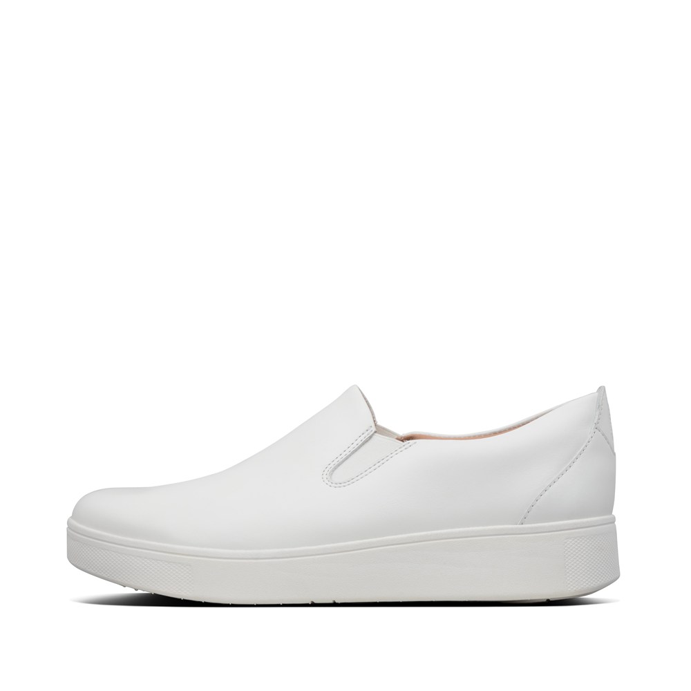 Fitflop Womens Slip-on White - Rally Sneakers - 37NJOKCMY